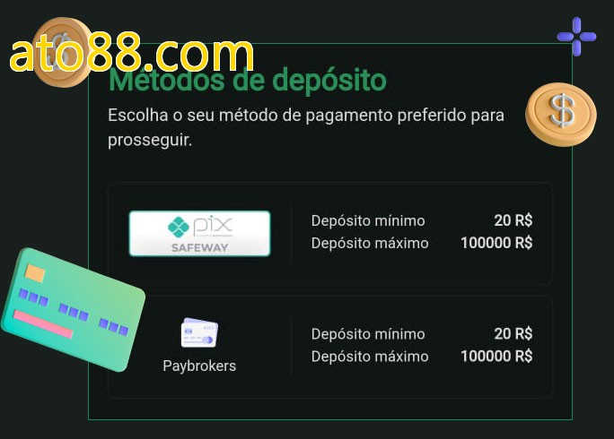 O cassino ato88.combet oferece uma grande variedade de métodos de pagamento