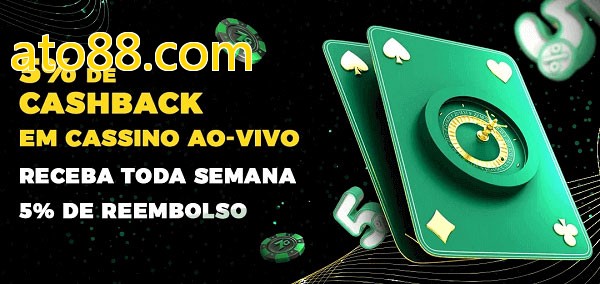 Promoções do cassino ao Vivo ato88.com